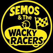 Semos and The Wacky Racer Logo